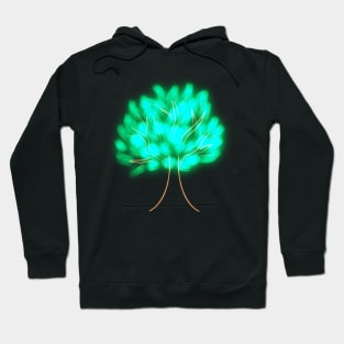 luminous tree Hoodie